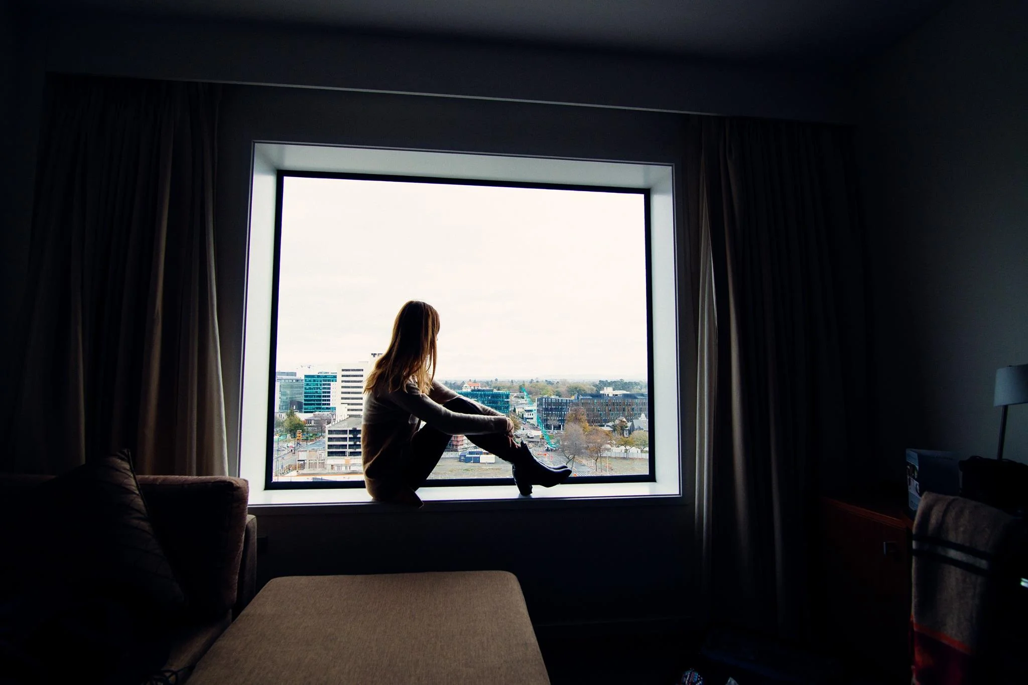 My first day in New Zealand watching over Christchurch