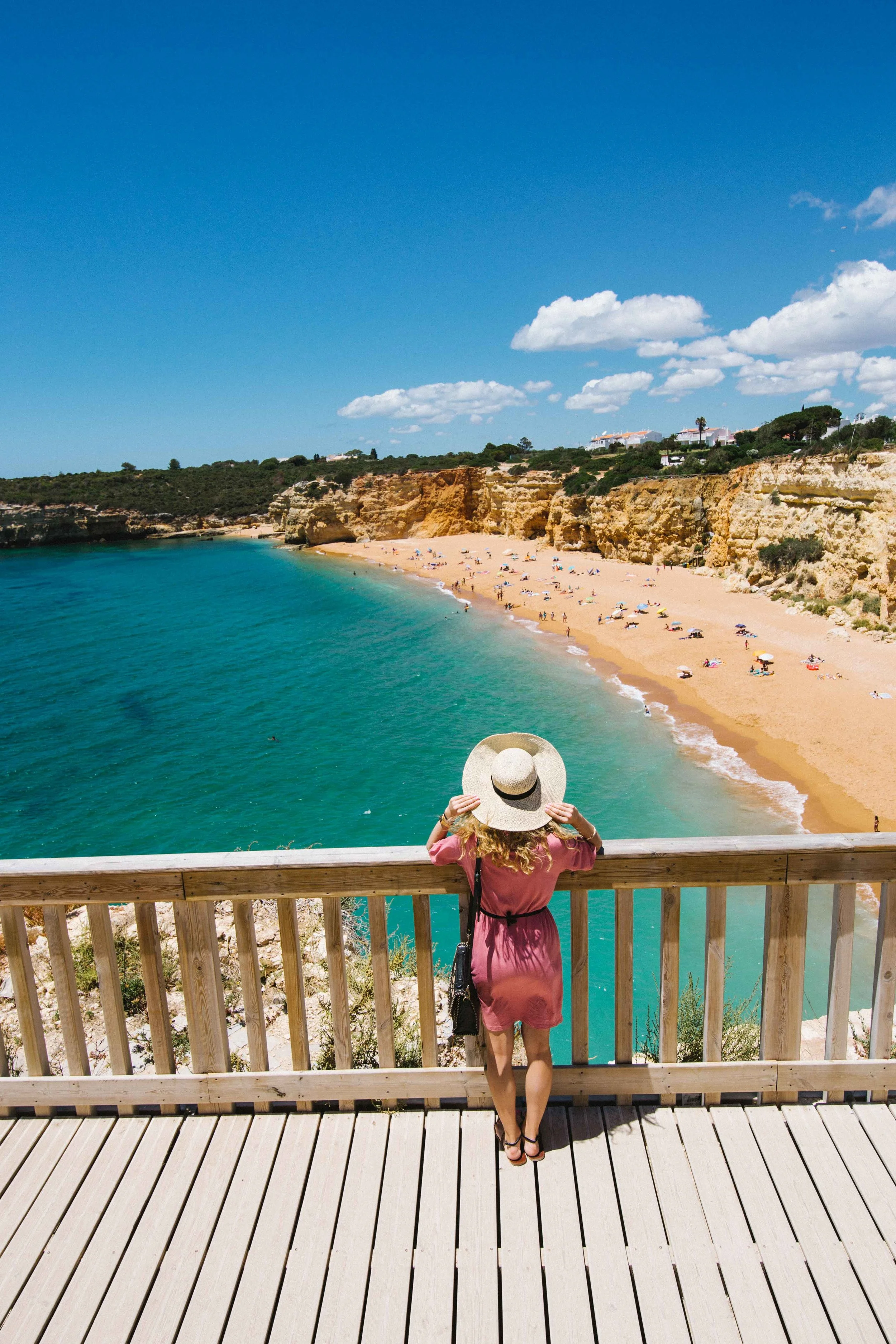 Myself admiring the beautiful beaches of Algarve, Portugal. 
