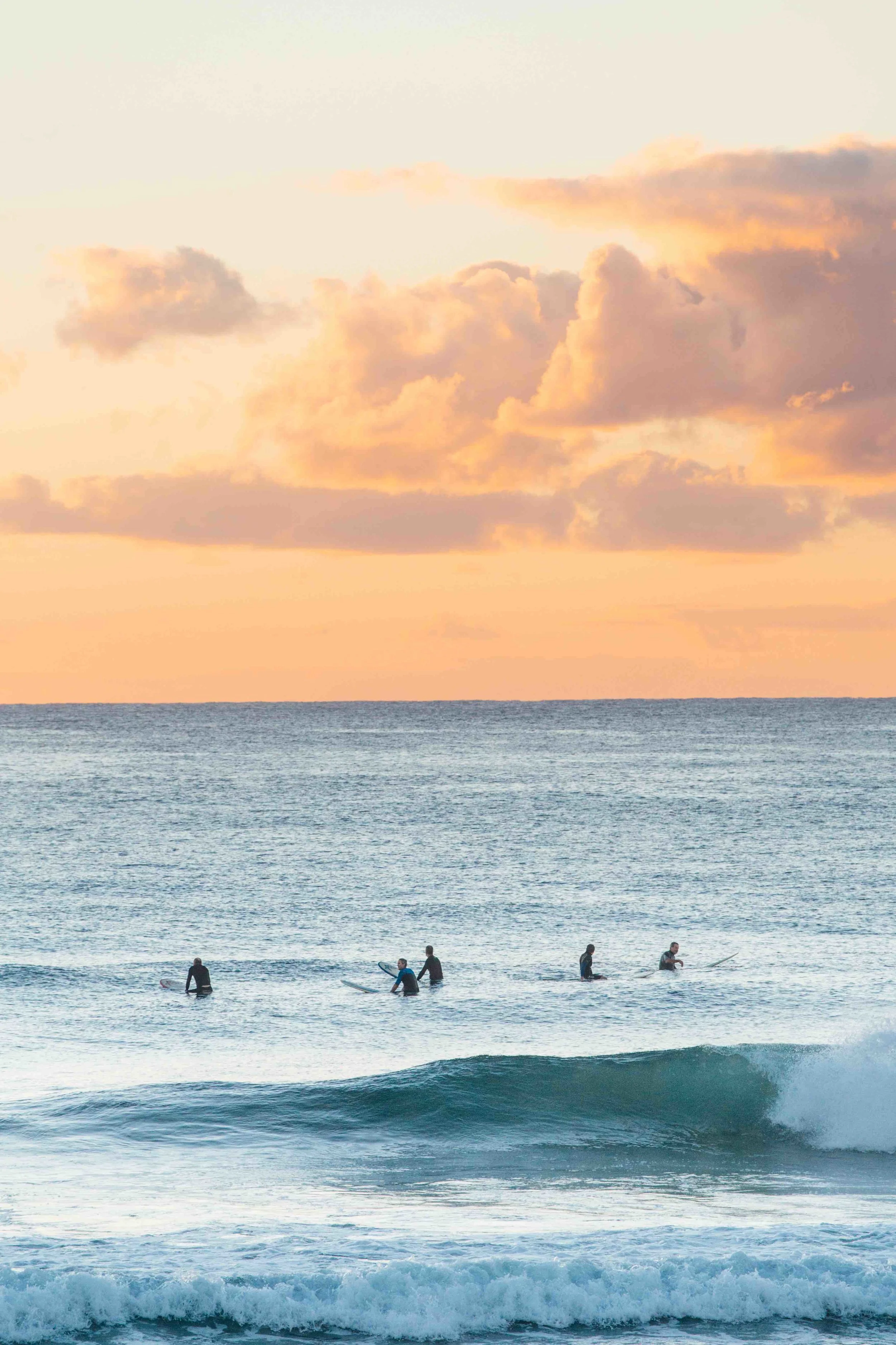 Sunrise surf in Manly Beach, Australia. Photo: Marine Raynard