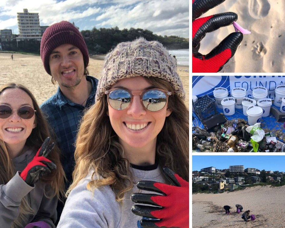 Cleaning up the beach in Freshie!
