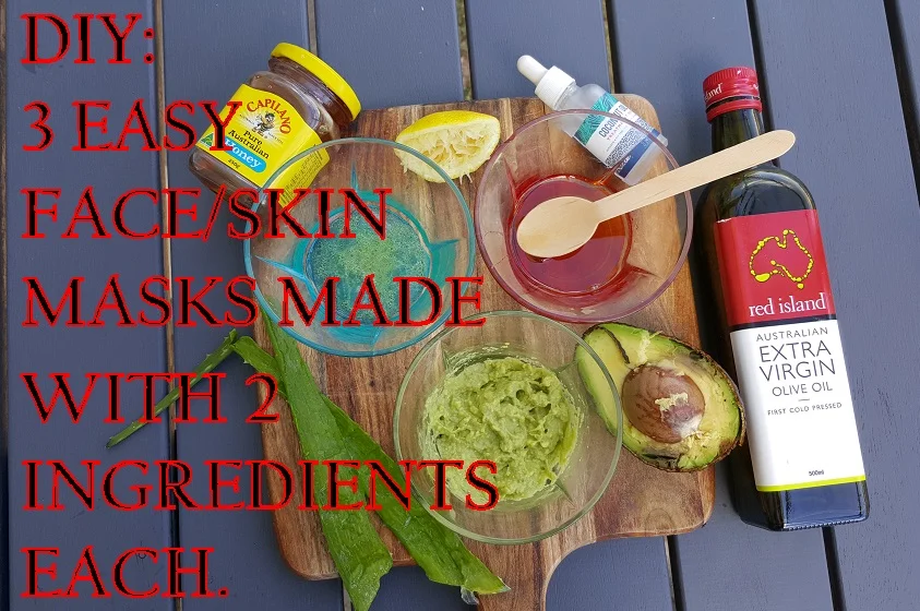 DIY: 3 Simple Face/Hair Masks.