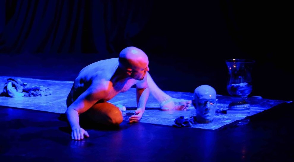 'Dying to Sea' a 20-minute performance commissioned by the annual Festival of Death and Dying, held at Critical Path, the national choreographic research centre, Sydney, April 2016
