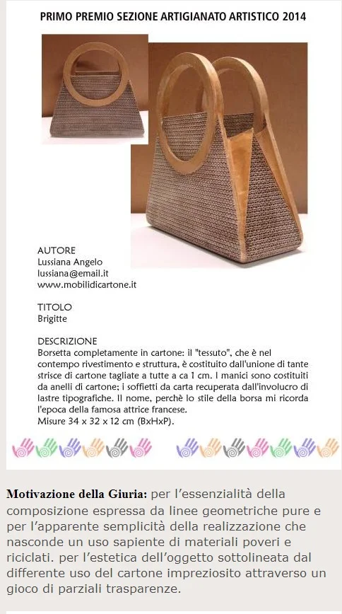 BRIGITTE carboard handbag