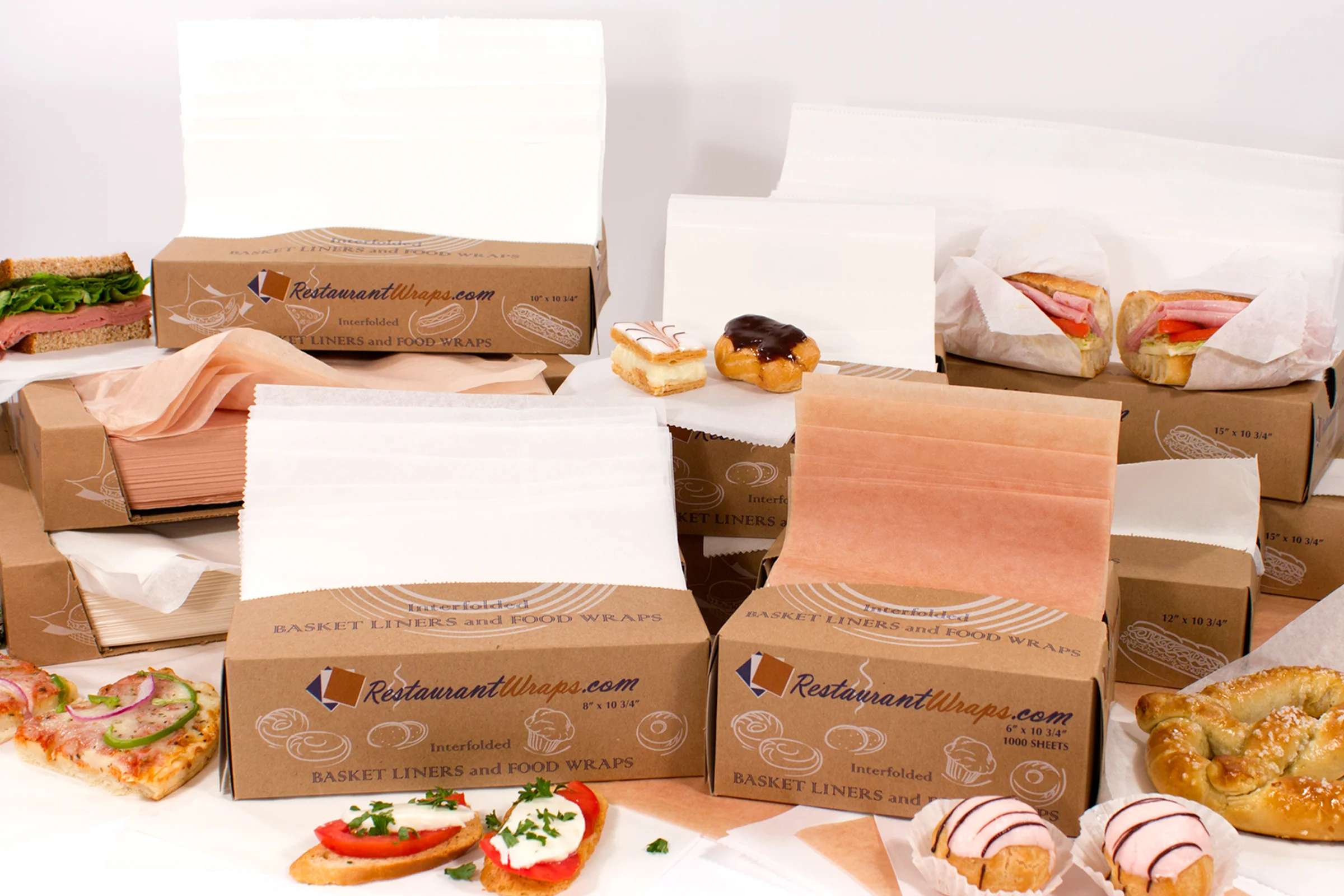   RestaurantWraps.com  package design Illustration Product styling and photography 