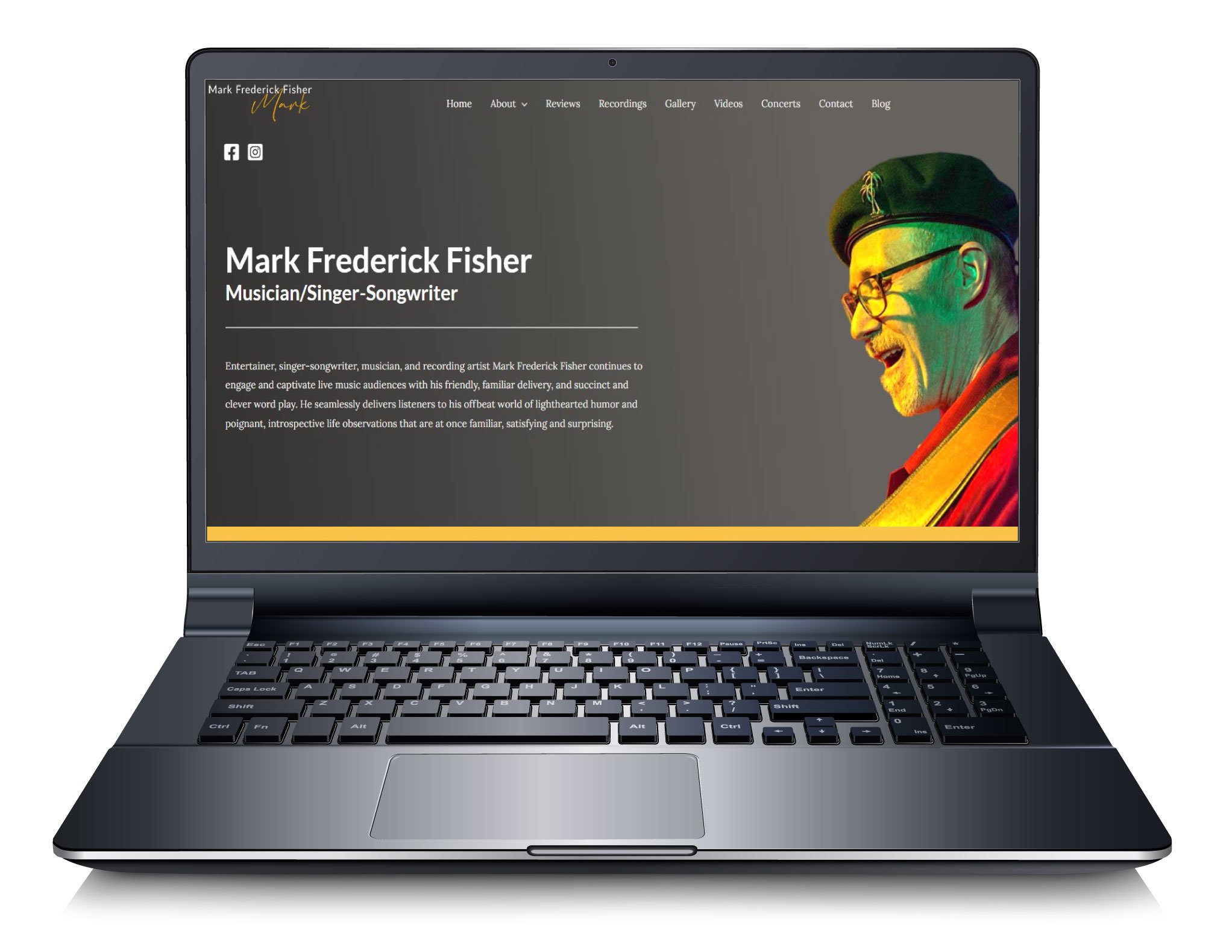 Mark Frederick Fisher Web design and development -Word press