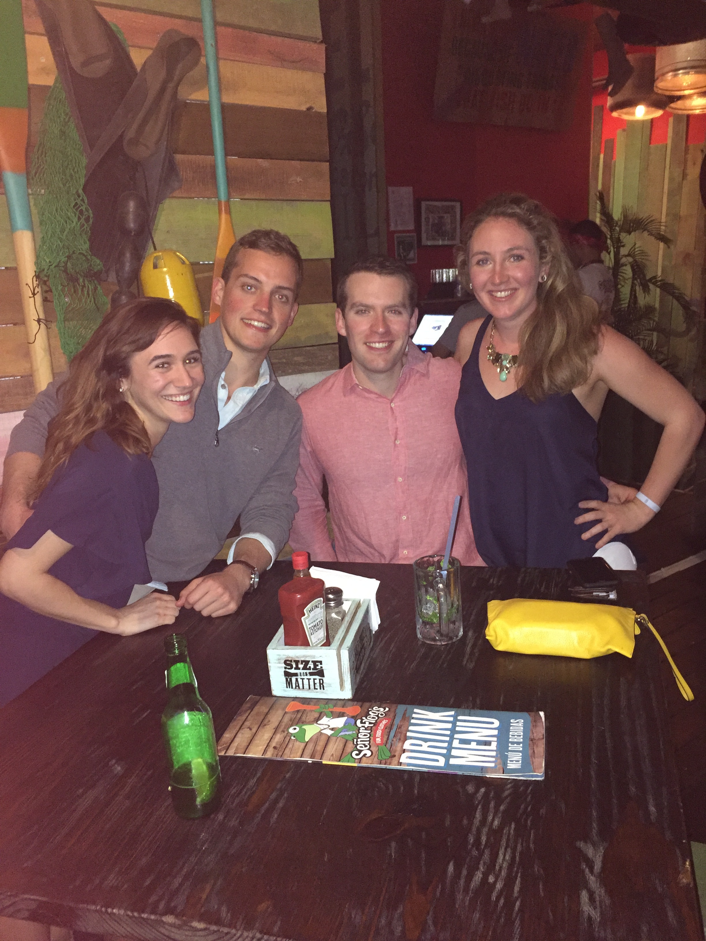 We met some friends on the shuttle from the airport to the resort, and went out for dinner and some stereotypical Senor Frogs debauchery.
