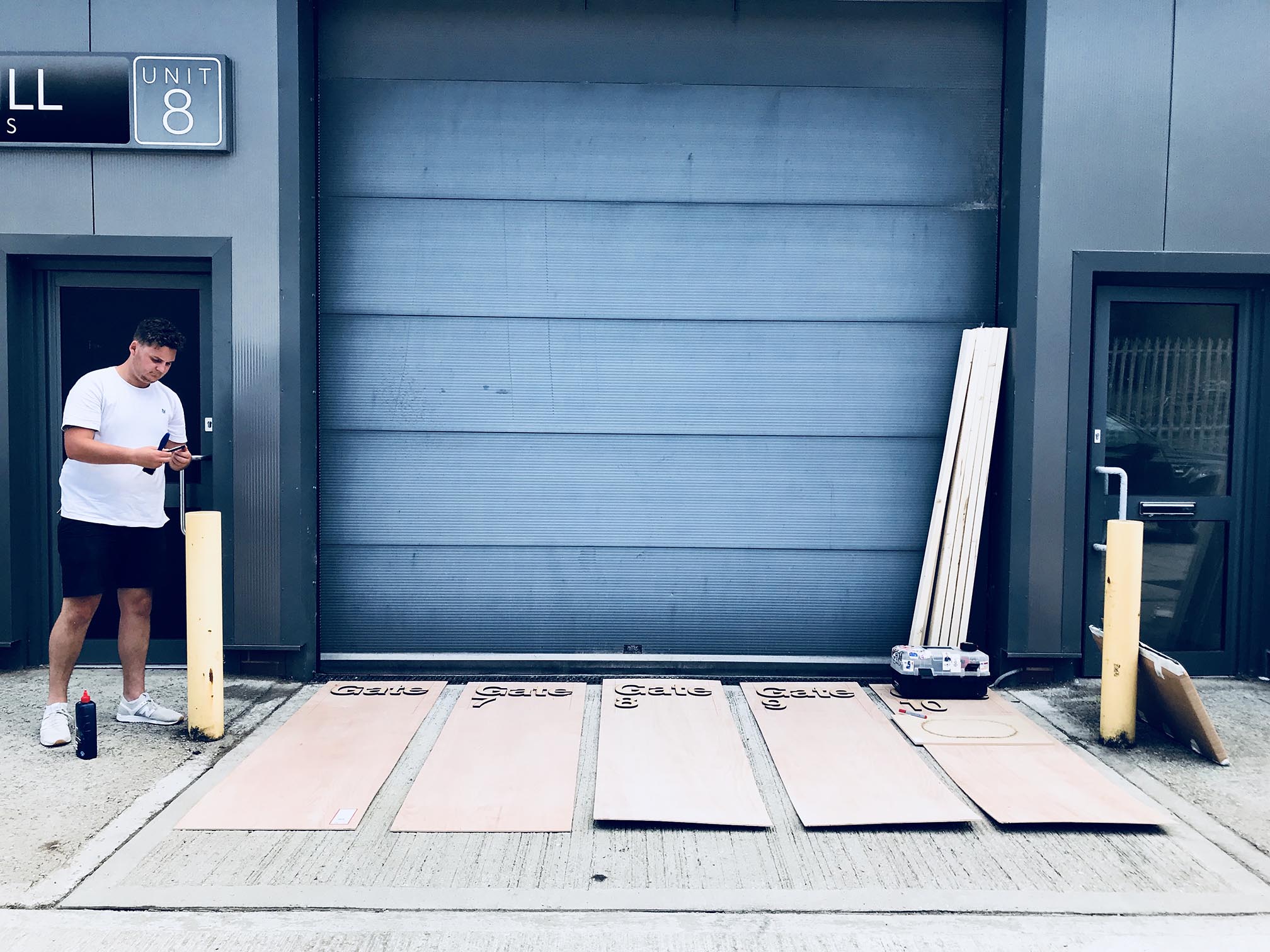 Building on site