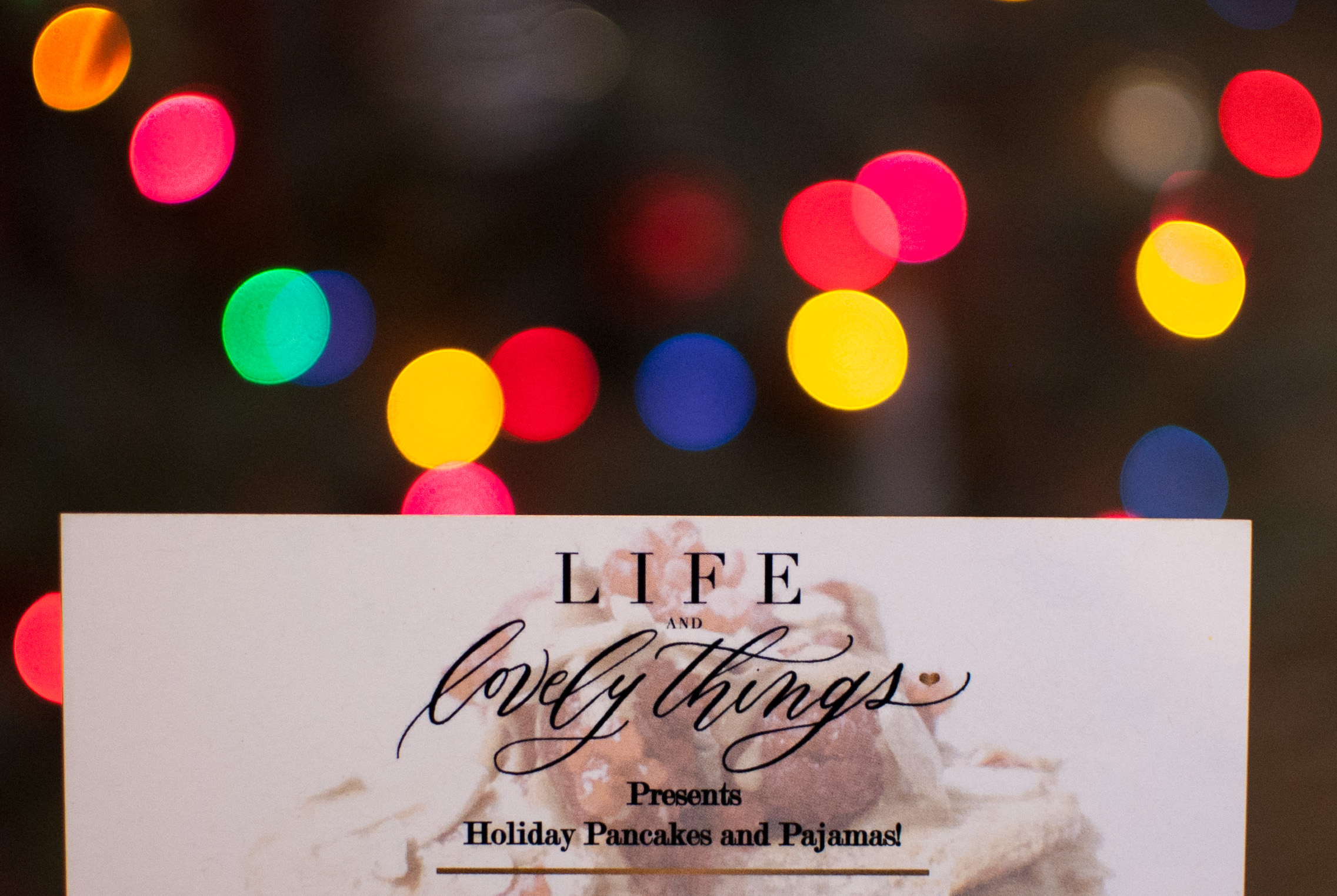 happy holiday from life and lovely things, llc!