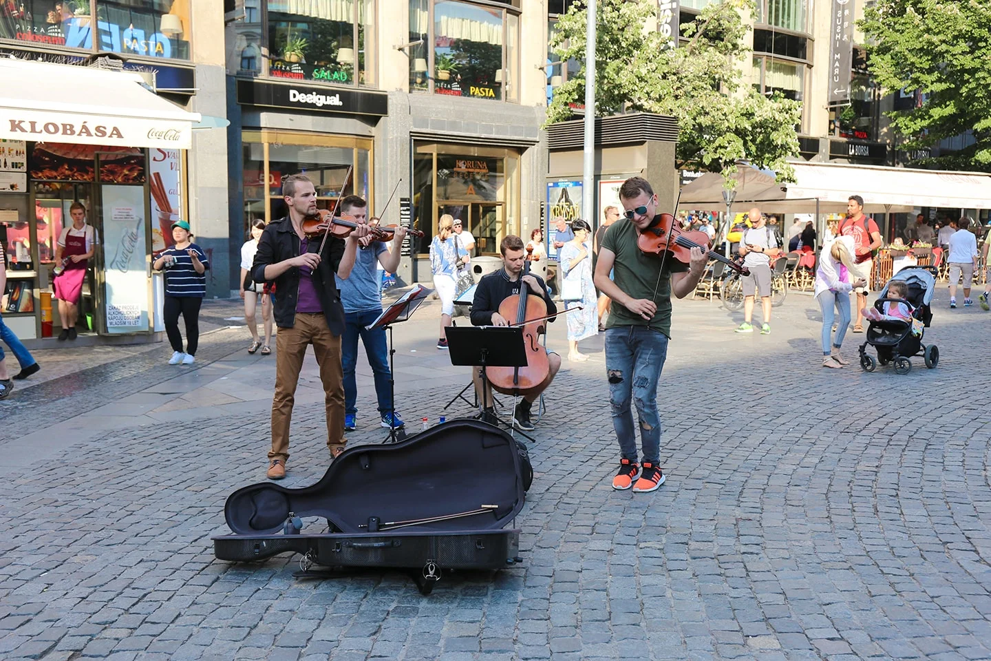 Prague Travelogue, City Walk, Wenceslas Square