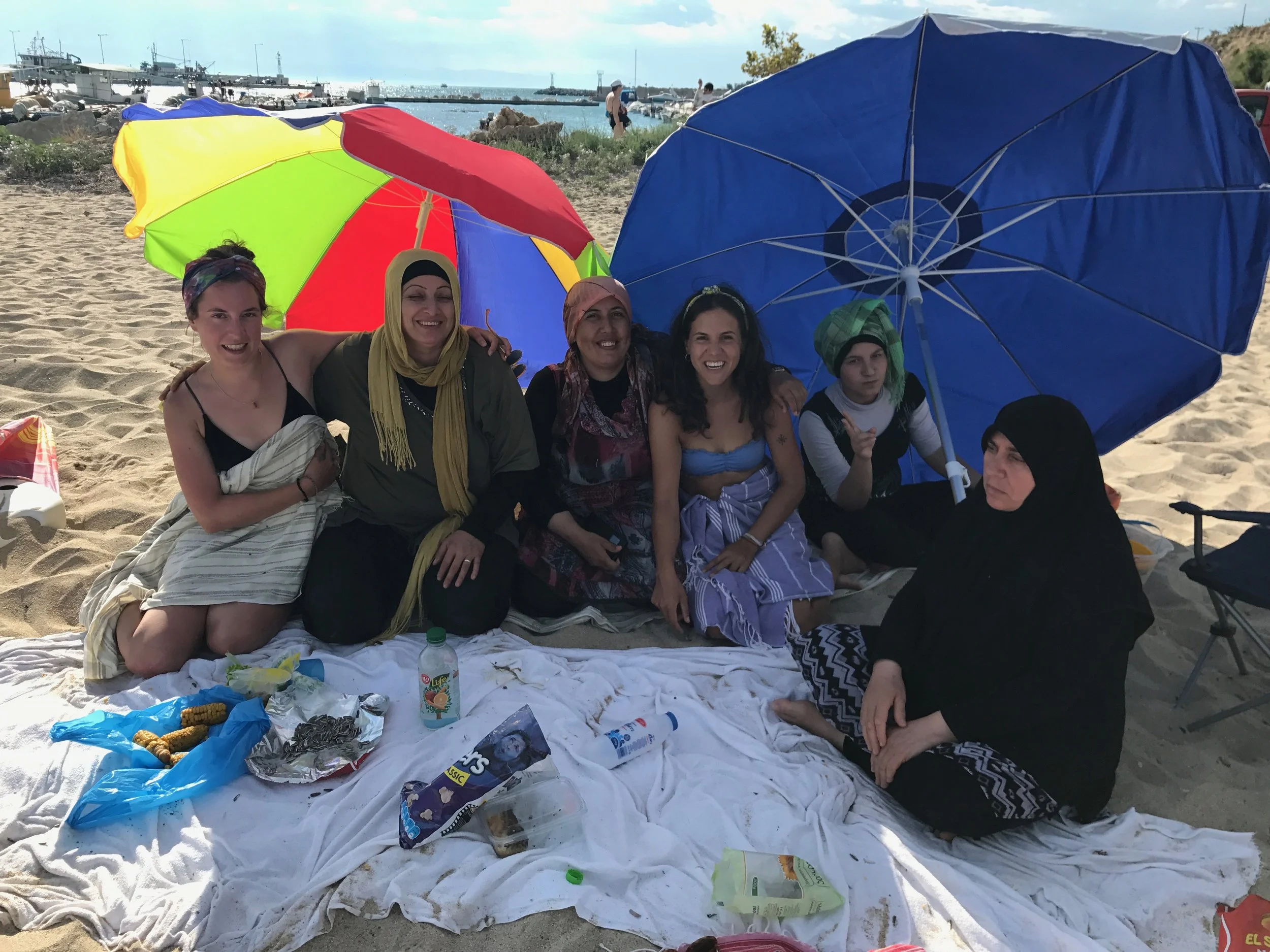 We enjoyed some nice girl time with these ladies and their teenage daughters. 