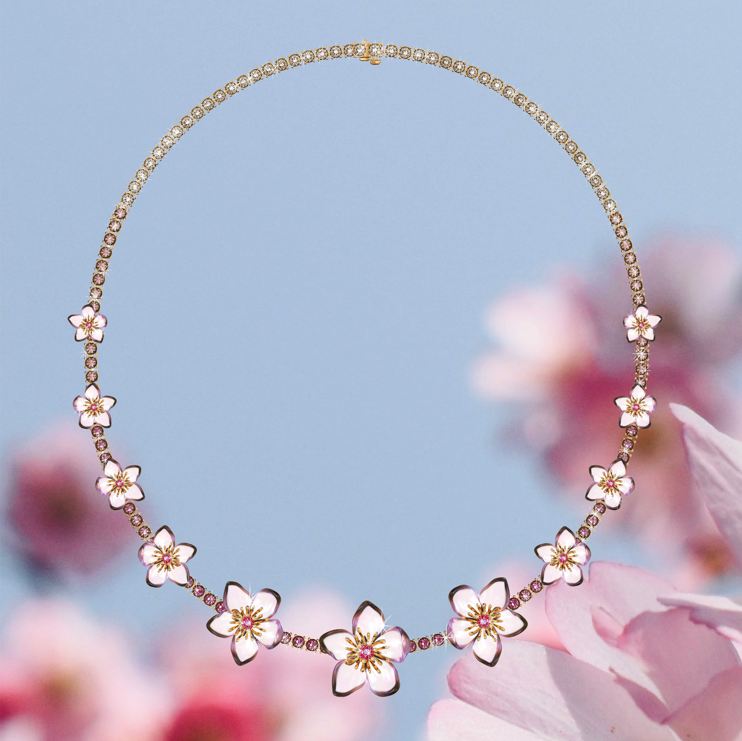 Bloom Tennis Necklace