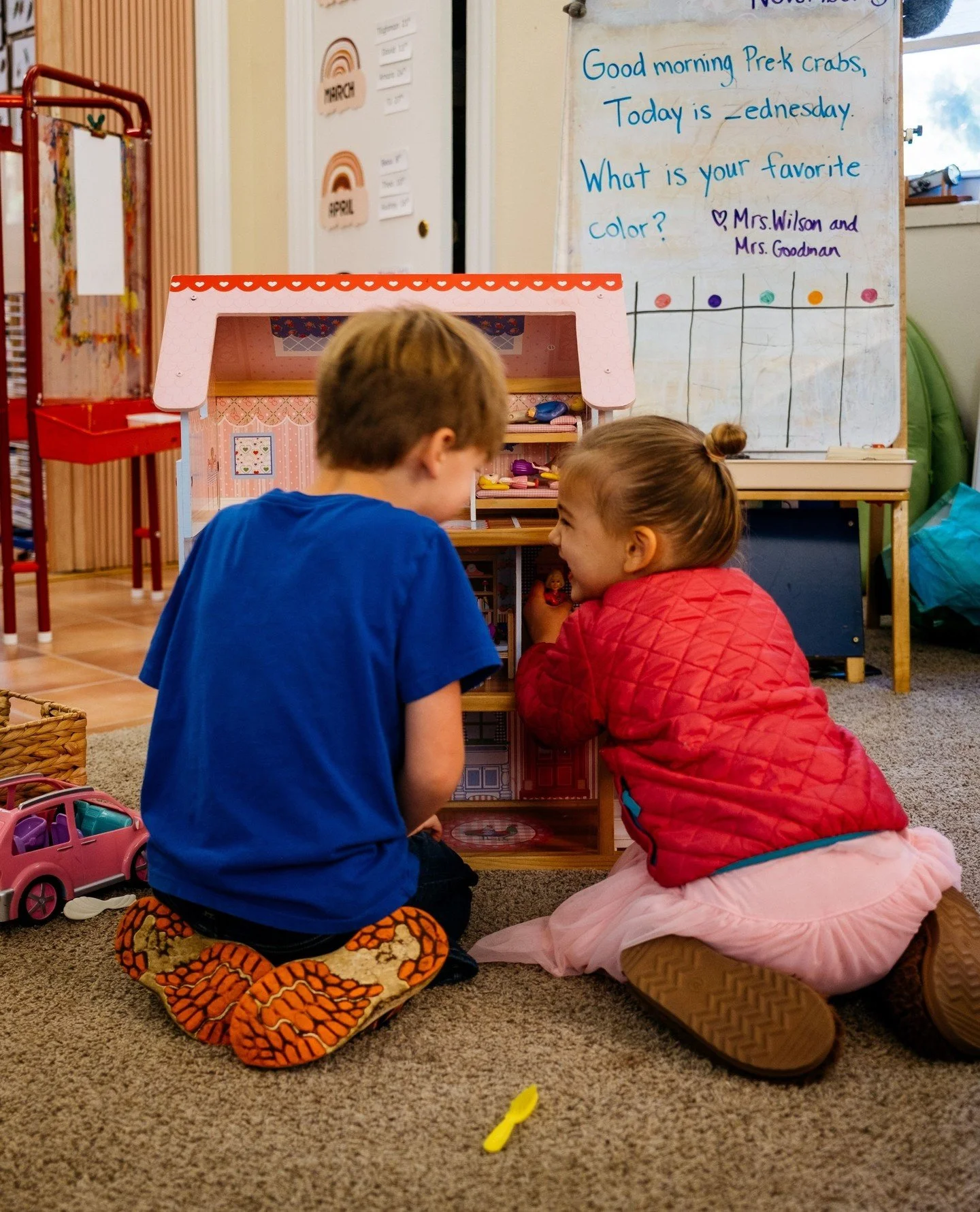 We are giddy to be back together after a long winters break!