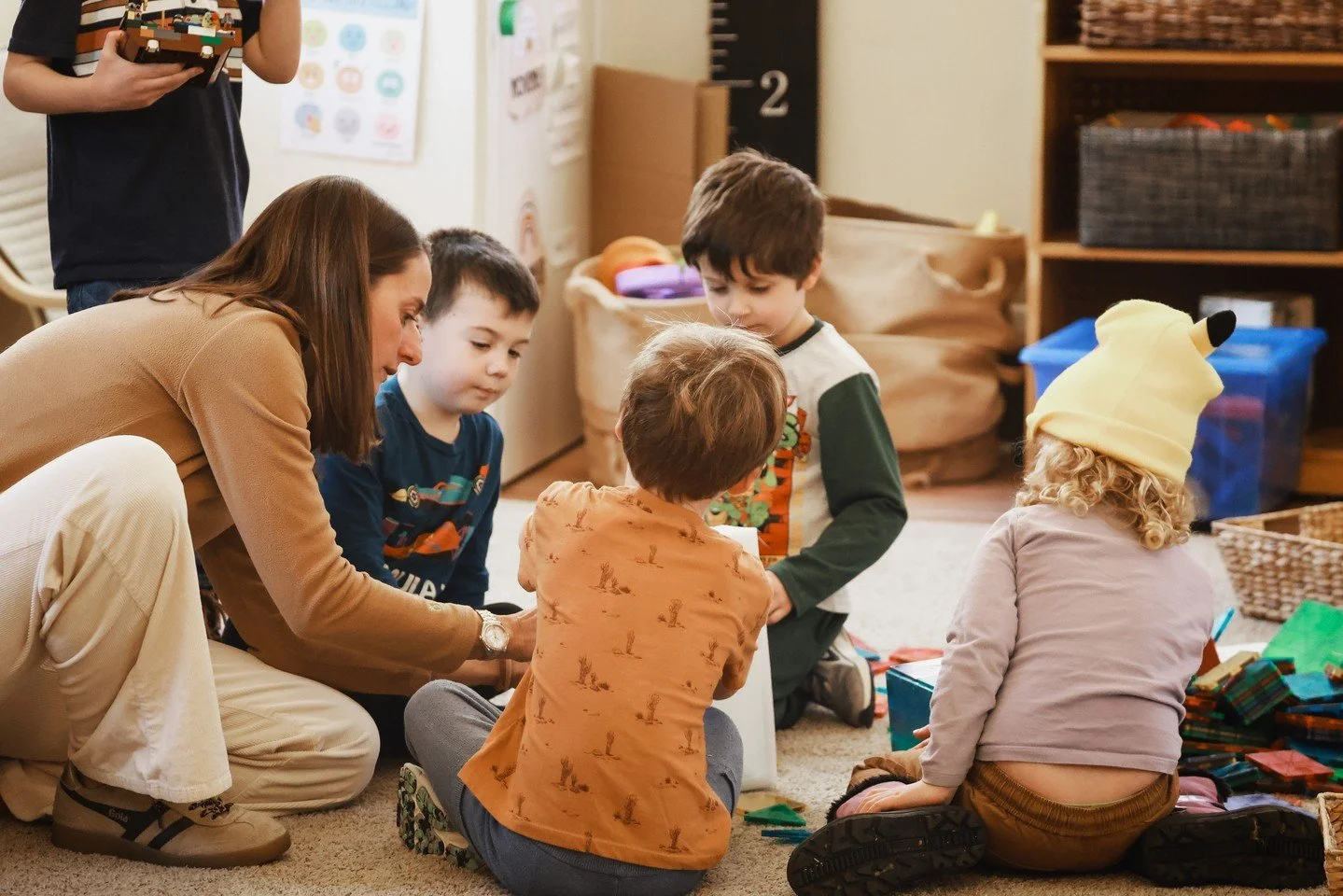 In a play-based classroom, science looks like wonder.⁠
Mixing, building, observing, and discovering together.
