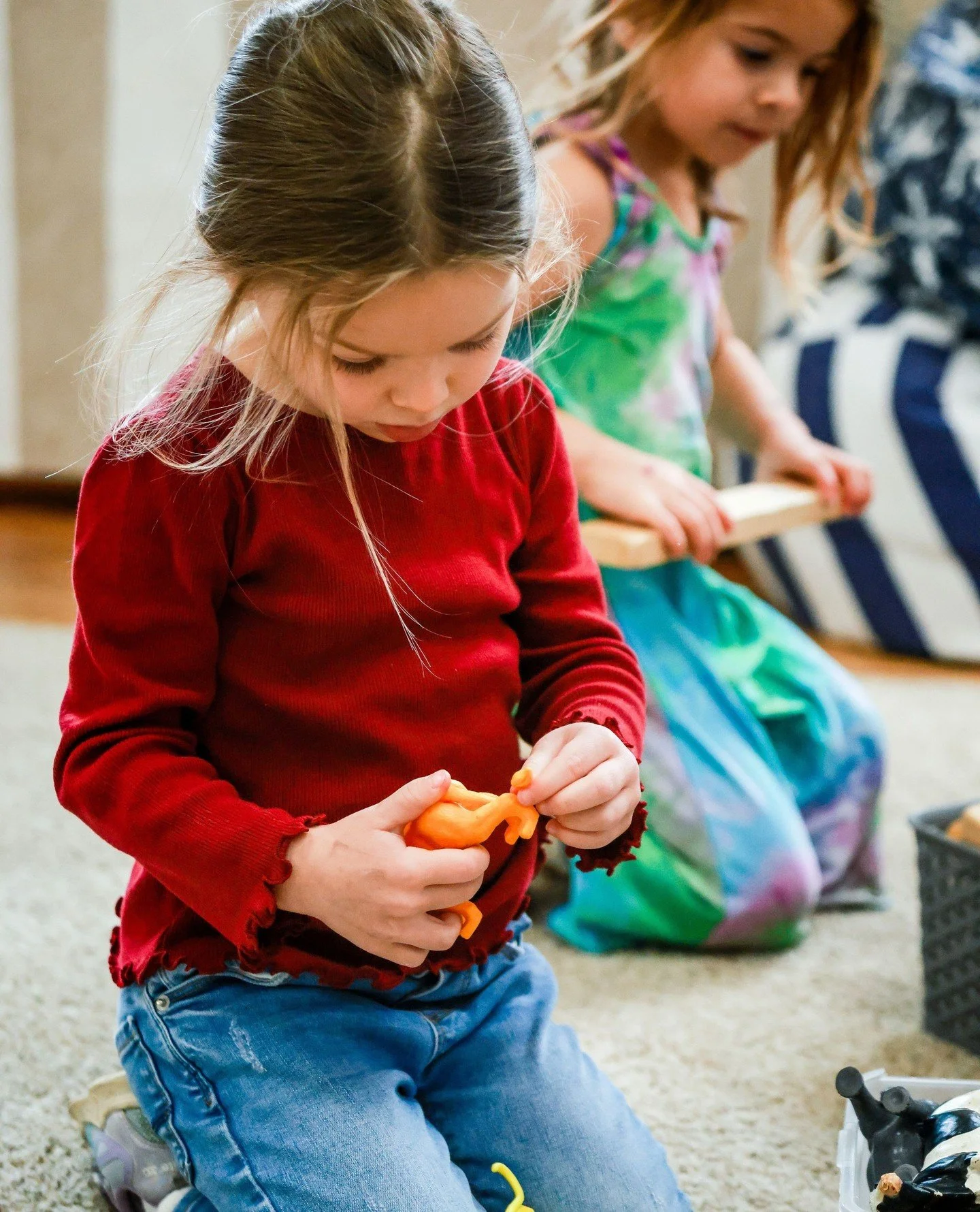 Social emotional growth is developed through open-ended, hands-on play.
