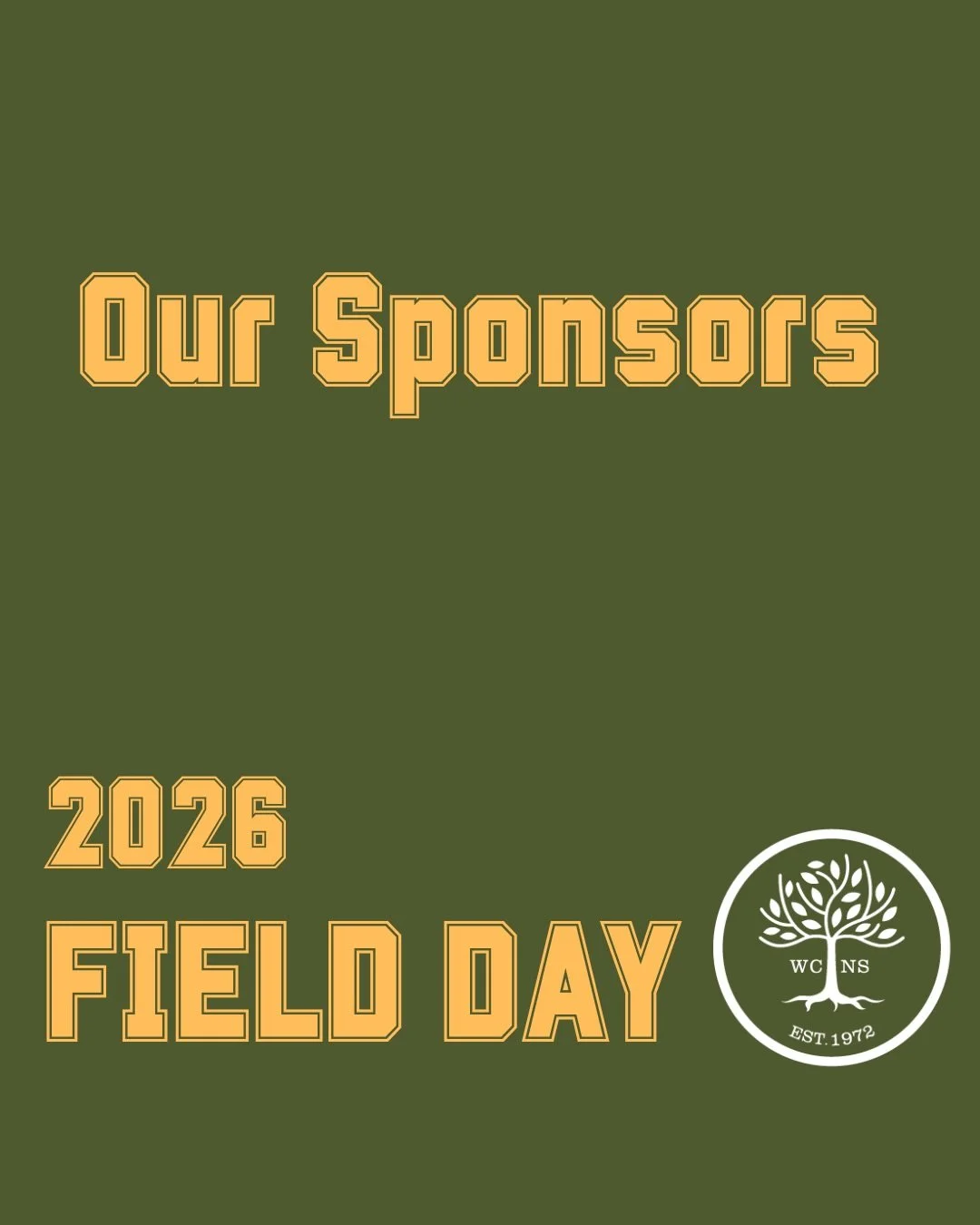 Our FIELD DAY fundraiser on Friday, April 17, 2026 wouldn&rsquo;t be possible without the generous support of our sponsors. (SWIPE LEFT)

Thank you for helping keep PLAY at the heart of WEEMS. So very grateful to each of these sponsors knowing that a