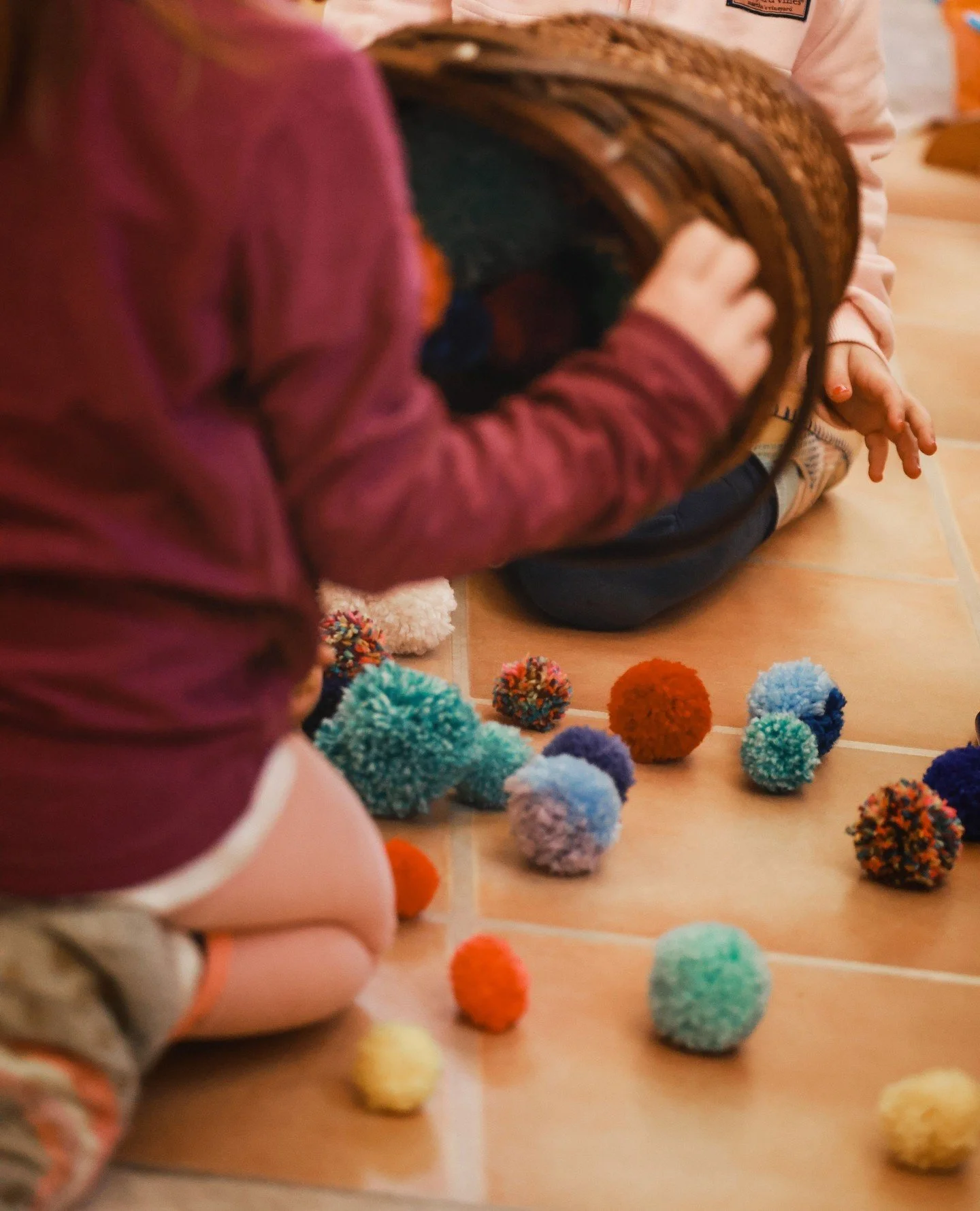 Open-ended materials promote storytelling and vocabulary development as children describe their creations.