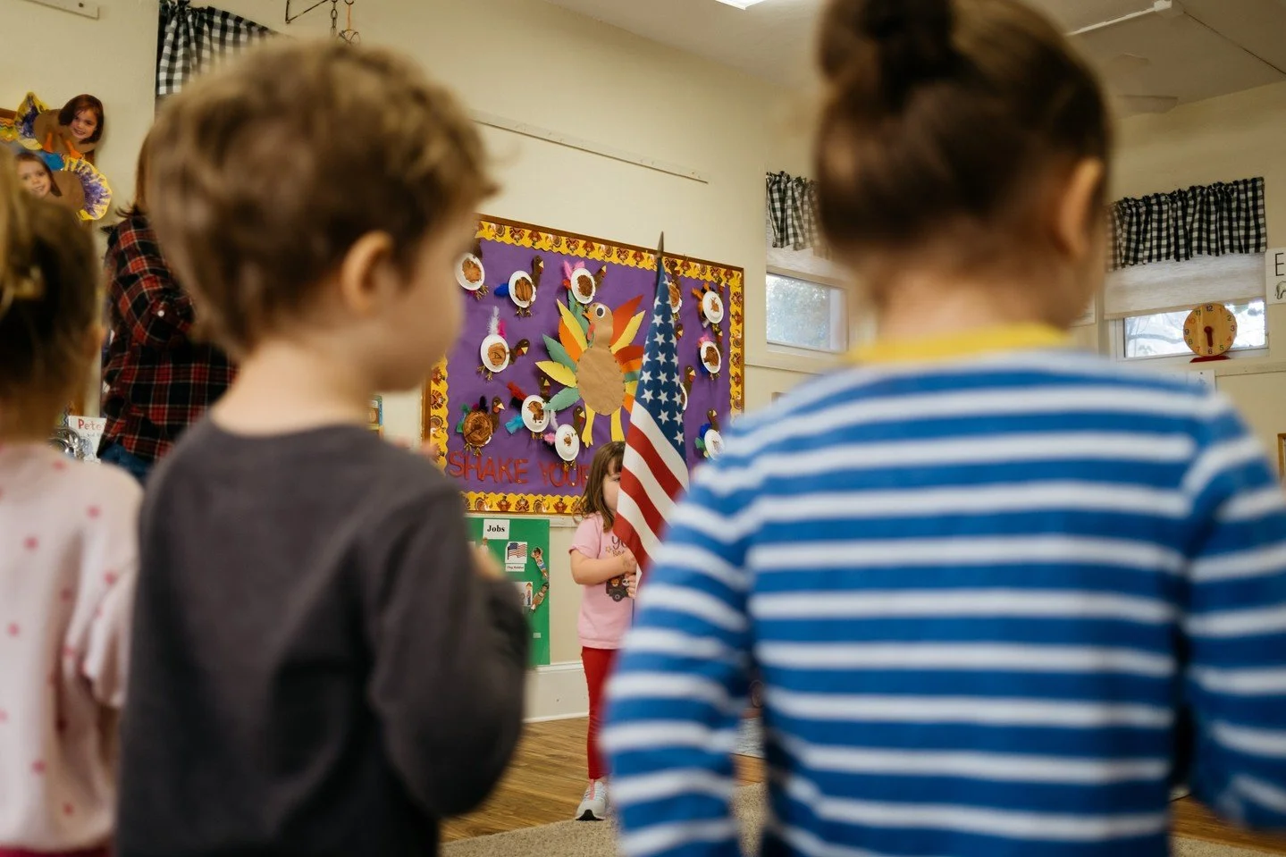 At WEEMS we learn the Pledge of Allegiance to promote unity, freedom and civic responsibility.
