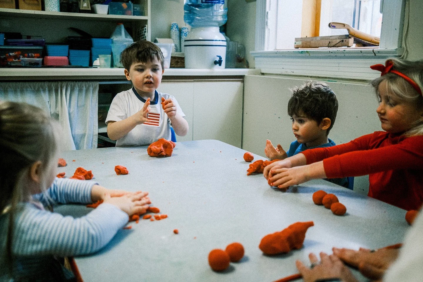 The use of Playdoh can help children learn to manipulate materials, fix mistakes, and plan, which fosters critical thinking.