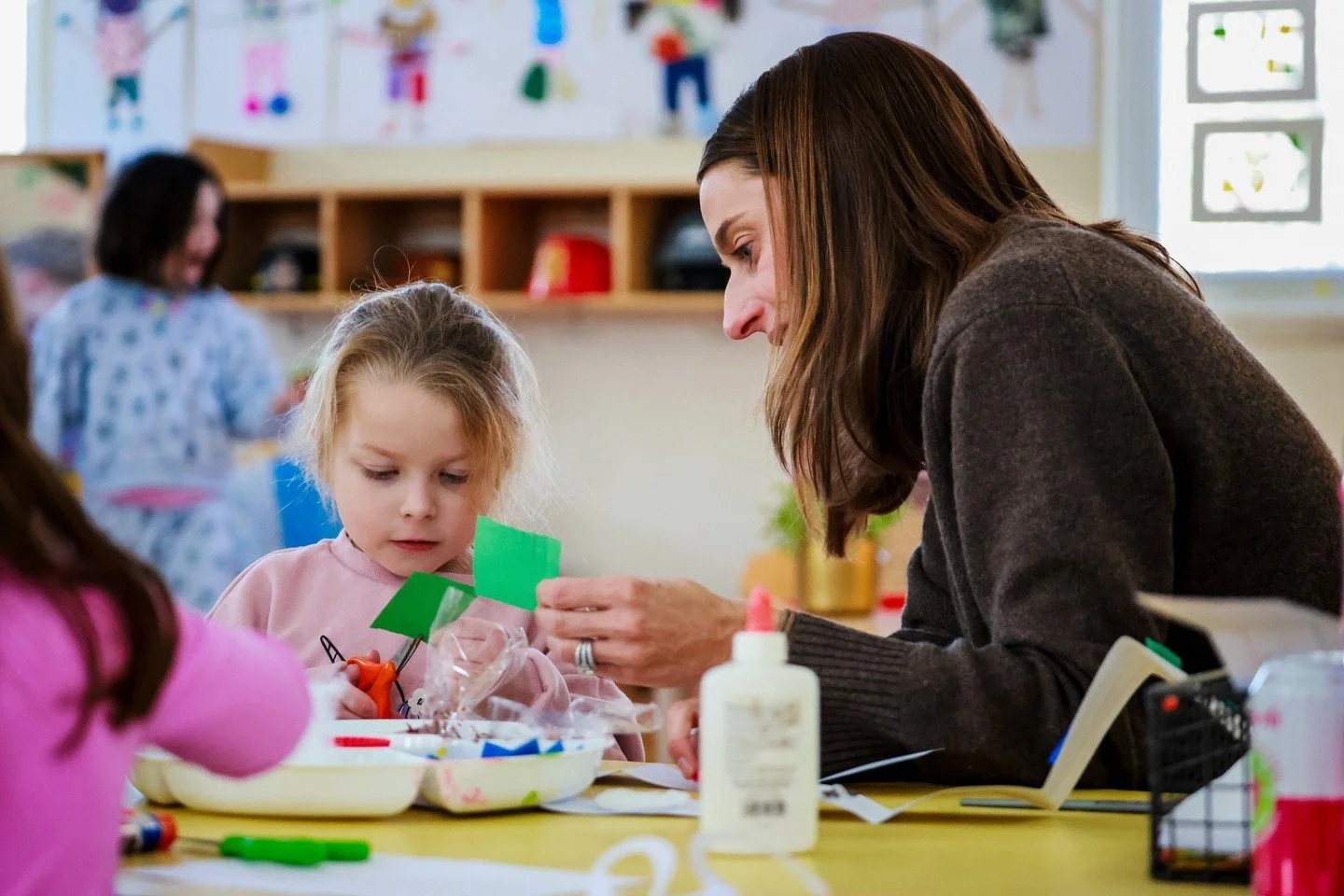 The art table, the playground, the reading rug...our teachers always hold space for our students.