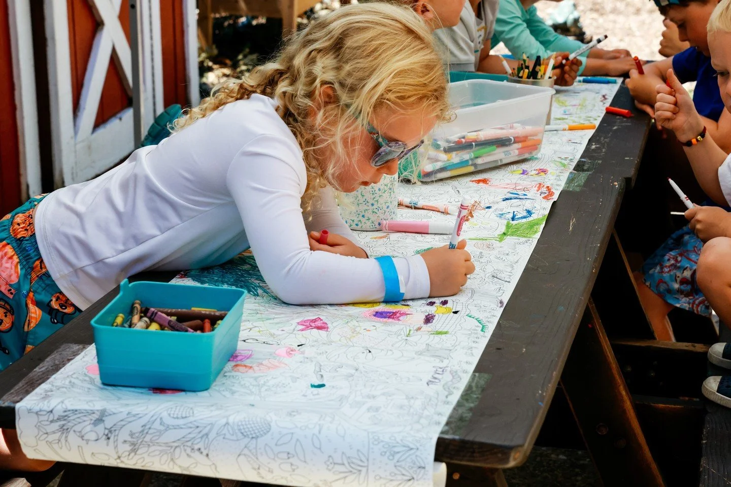 Navigating a massive blank canvas helps children understand scale, boundaries, and how objects relate to each other visually.