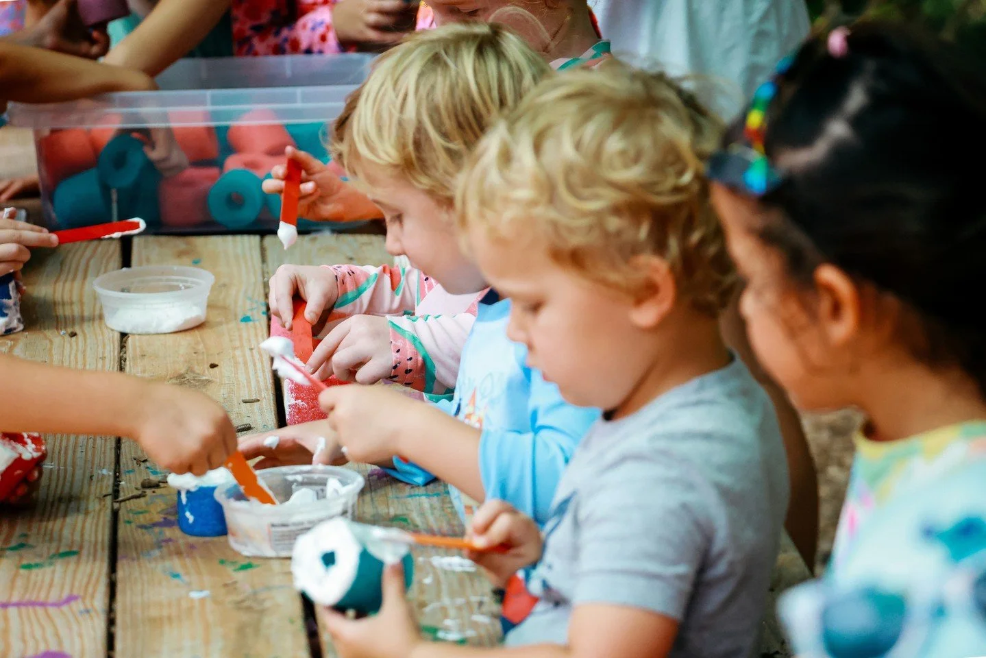 Integrating craft materials into unstructured loose parts play transforms everyday items into open-ended, imaginative provocations. By offering a rich variety of textures, shapes, and colors, children are empowered to invent their own designs, scenar