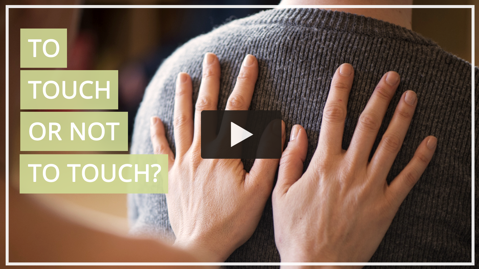 Touch is an integral part of human life. But physical contact is not always appropriate nor helpful. In fact, just as touch can help us feel more connected with ourselves and those around us, it can also leave us feeling disrespected, confused, and violated. In this webinar, we’ll explore the role of touch in the Eat Breathe Thrive Program and how to safely and effectively use touch to build rapport with participants.