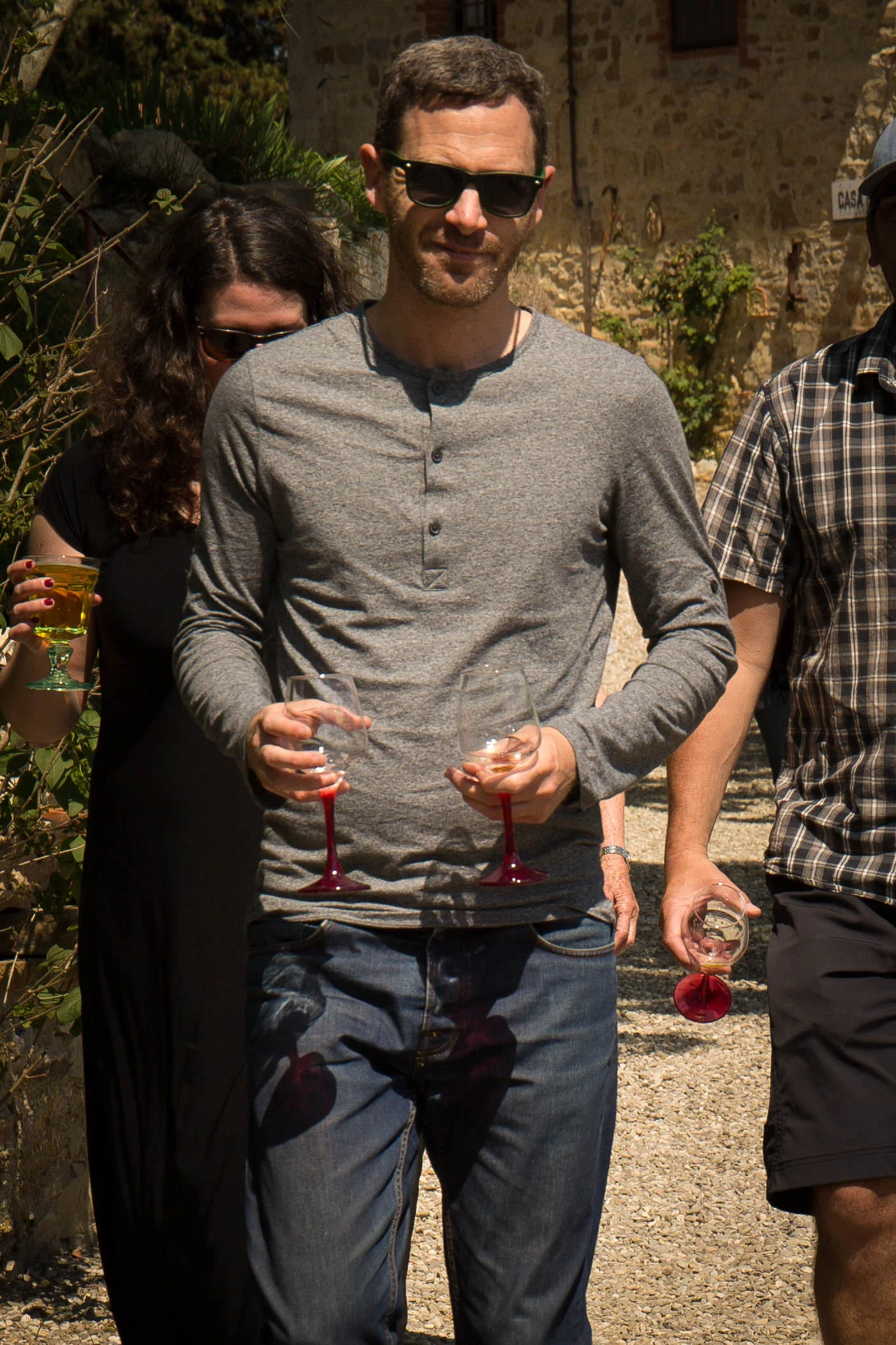 Anthony, the man with the plan. His motto "always be prepared, bring two wine glasses, just in case"!