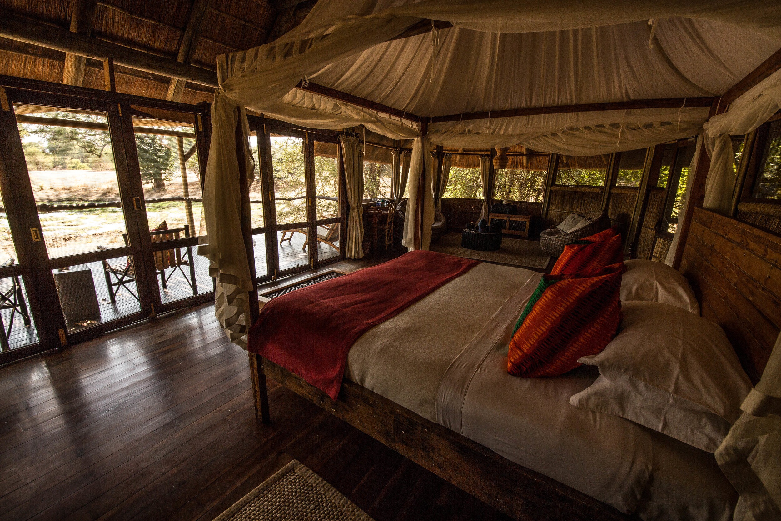 Villa Open Bed and Sitting Rooms