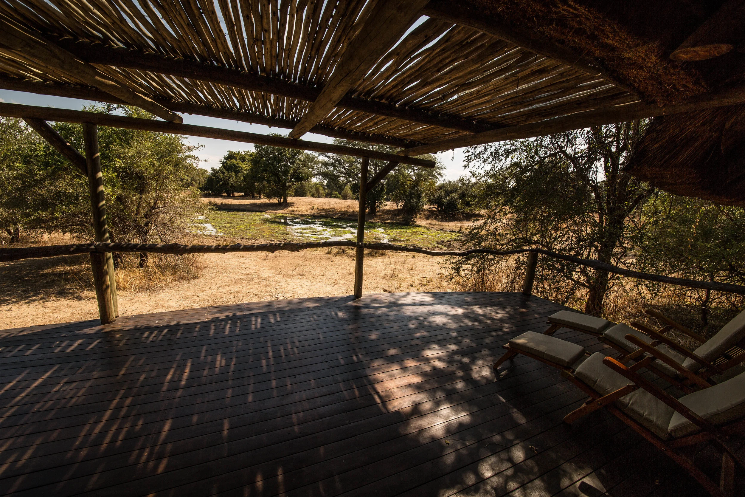 All Villas look out over at least one water hole