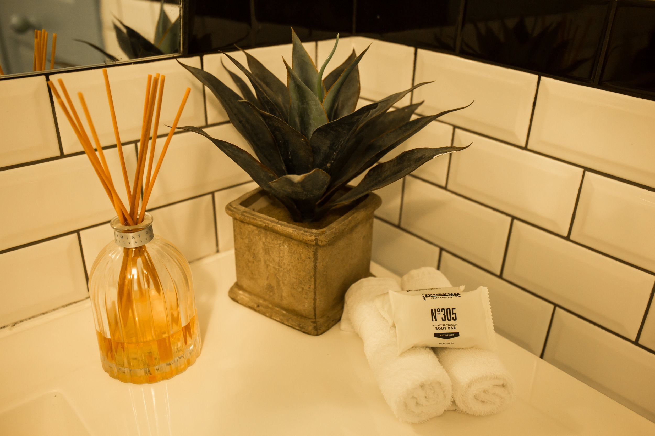 Biology toiletries are provided (along with other touches) ...