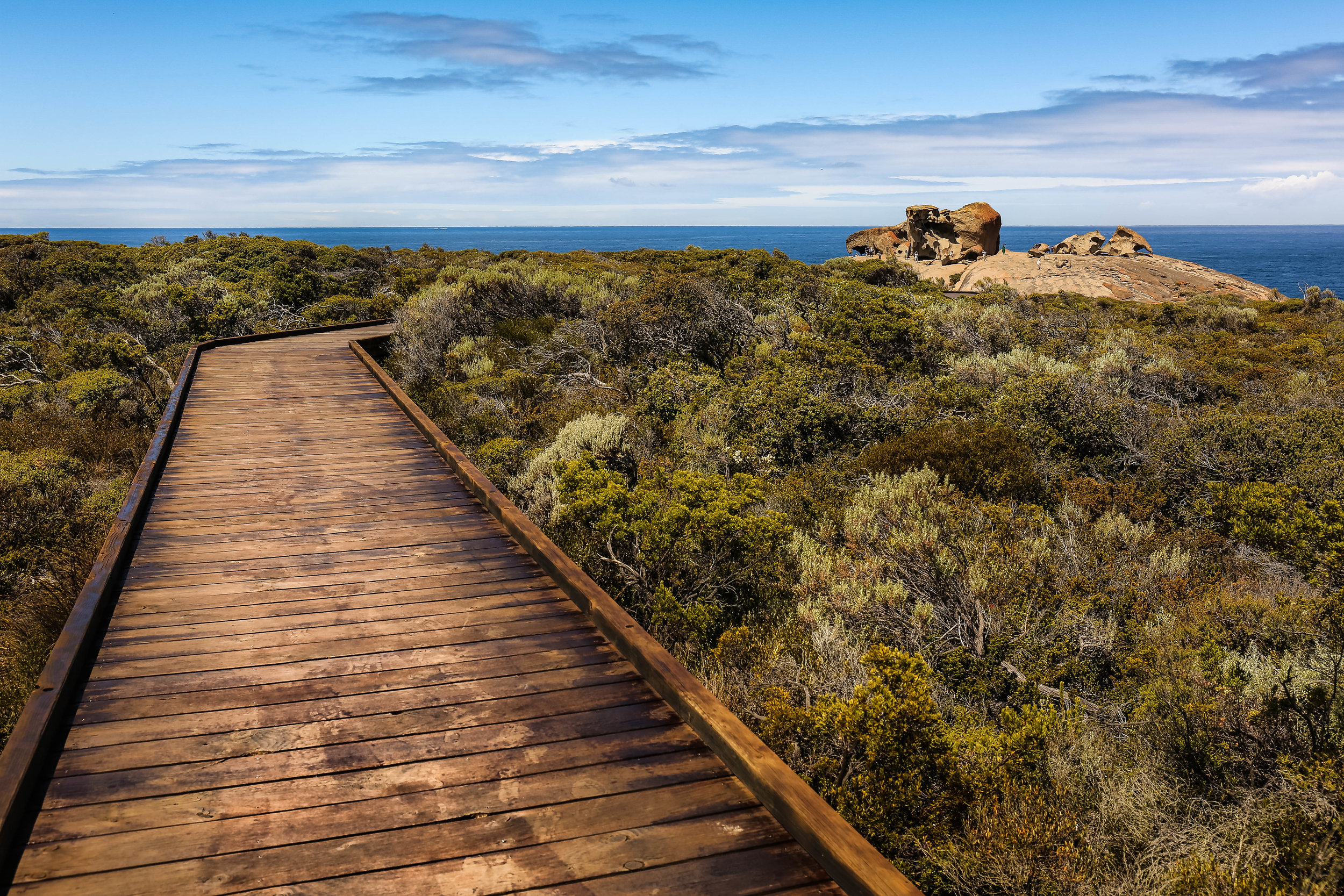 The boardwalks make access easy ...