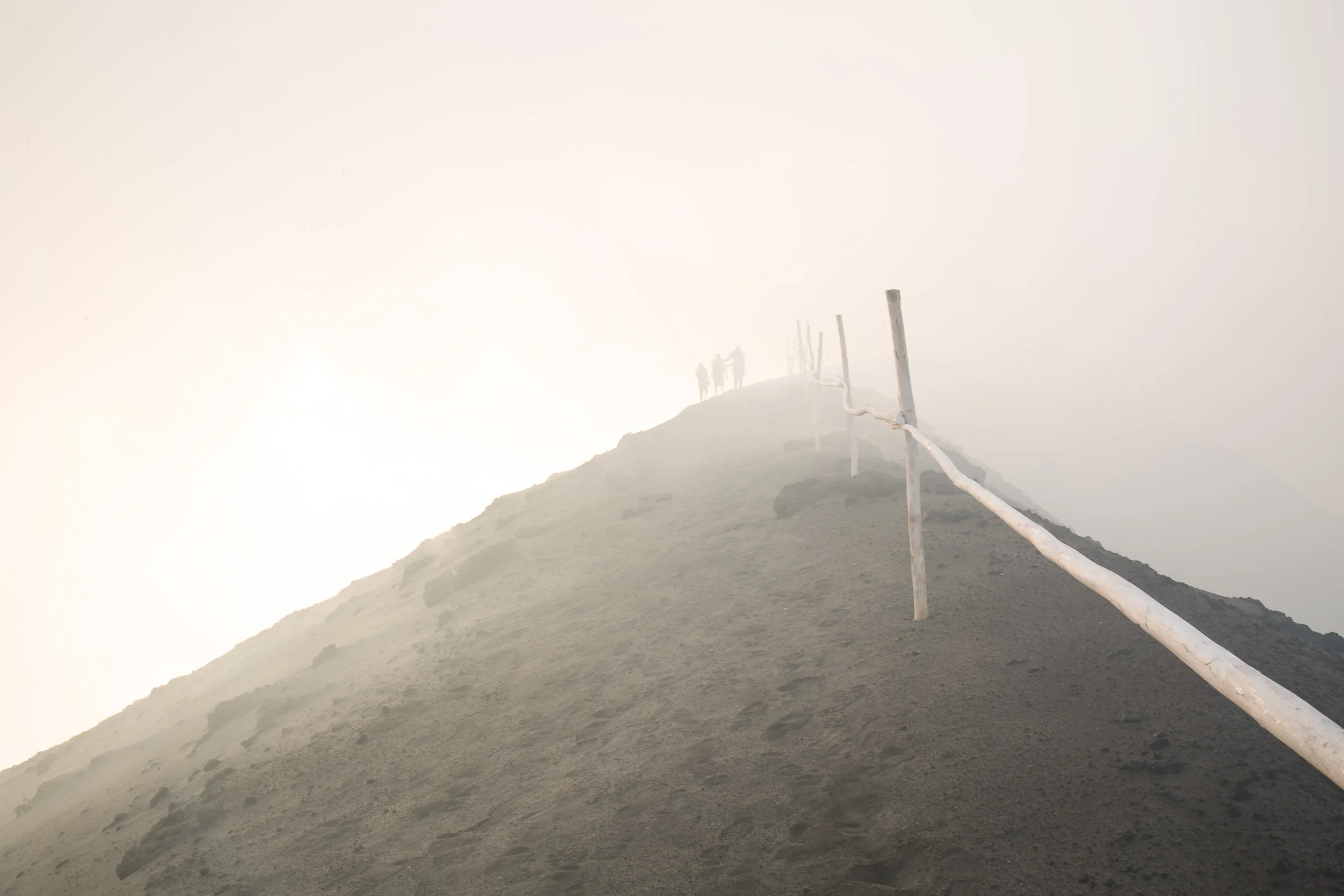 Smoke, ash and sulpur on the West Ridge