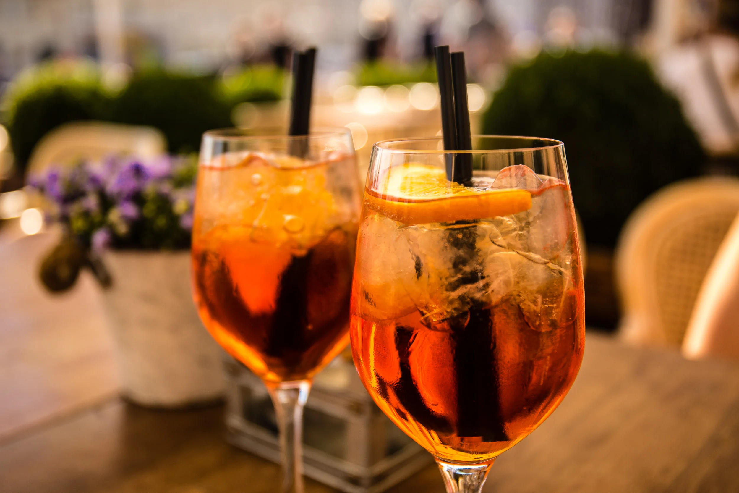 Aperol Spritz on the famous Nyhavn Canal at SEA by Kiin Kiin