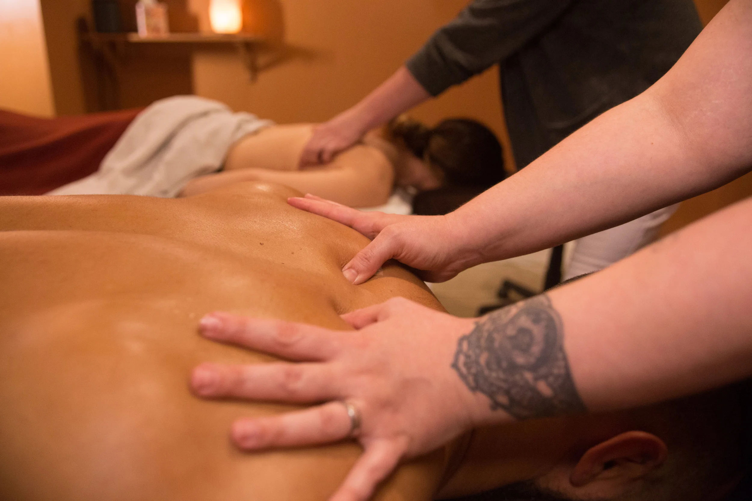 COUPLES PACKAGE Double the pleasure of a full-on spa package with your significant other. 1-hour massage & 1-hour facial for two: $280 30-minute massage & 30-minute foot scrub for two: $160 1-hour hot stone massage, 1-hour facial & 30-minute foot scrub for two: $400