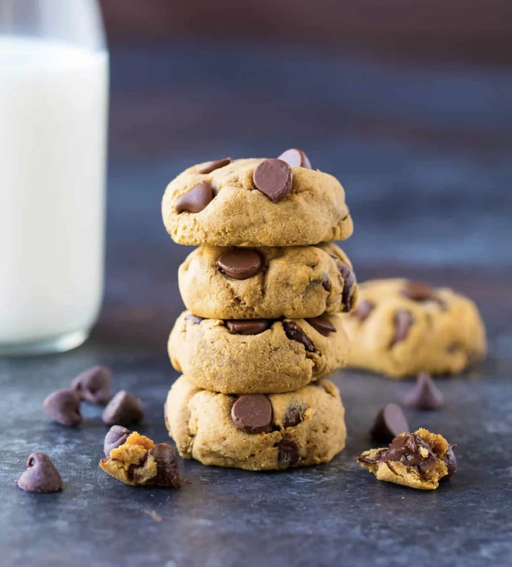 Coconut Flour Chocolate Chip Cookies