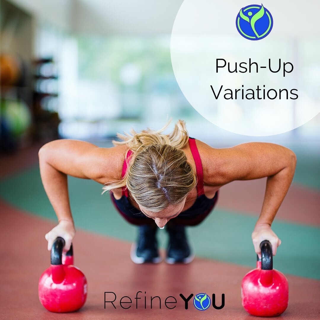 Push-ups... I know that push-ups can be intimidating especially for women.  Regardless of what your gym teacher taught you in middle school &quot;girl push-ups&quot; or push-ups on your knees may not be the best place to start. Start higher. Begin wi