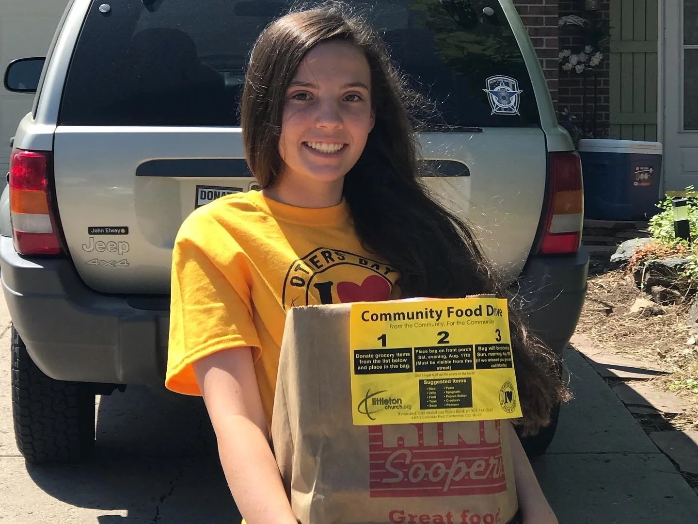 Food drive pick-up