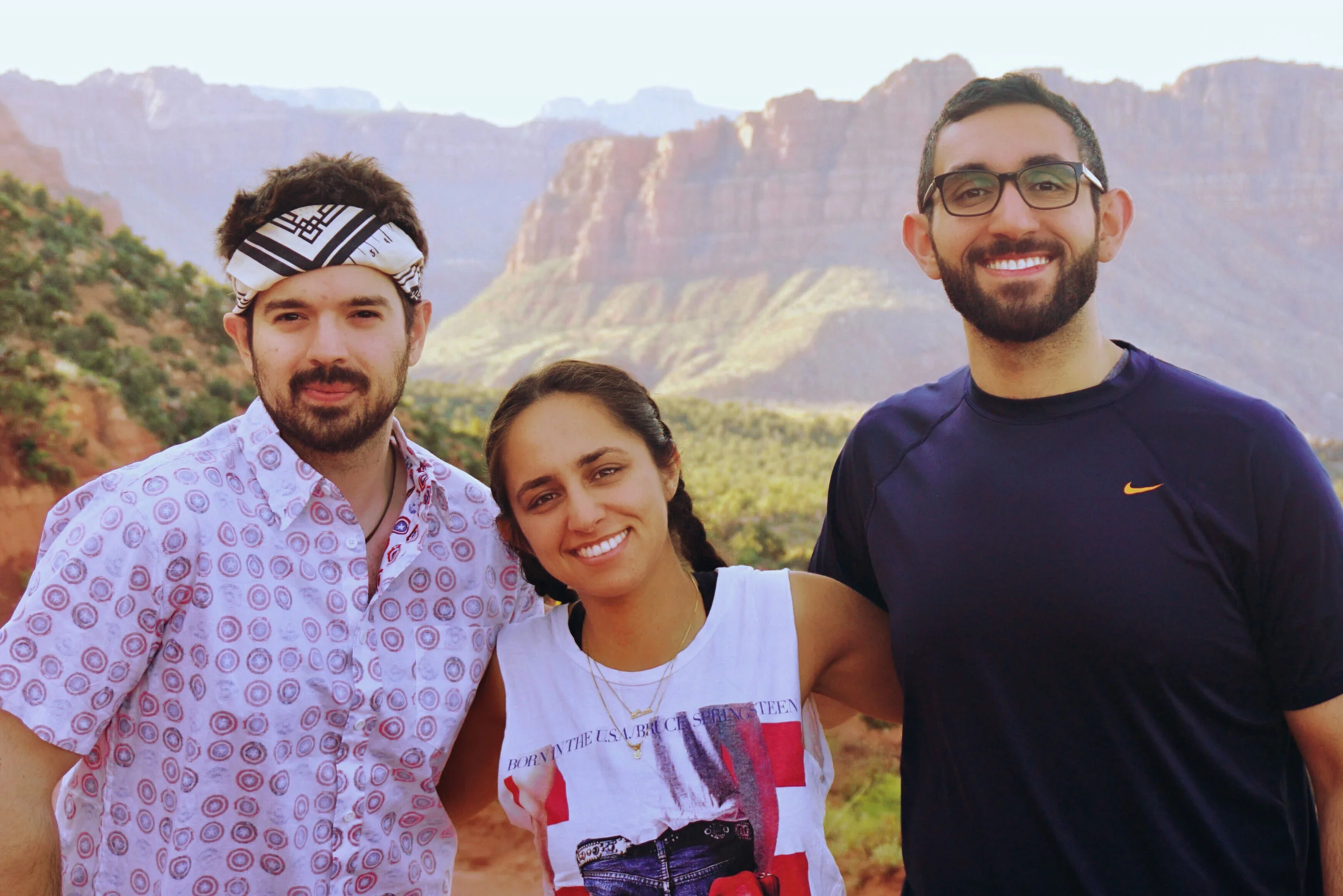 (Left to Right) Blake, Noor, and Omar