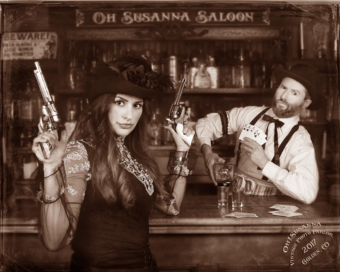 Trouble In The Old Saloon