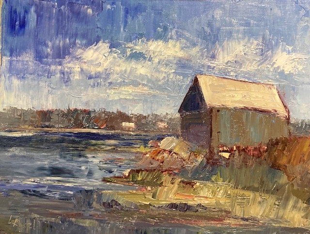 SOLD - The Boathouse, Plein Air