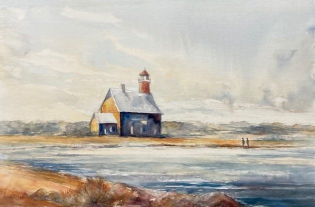 SOLD- North Light, Watercolor, 14 X 22"