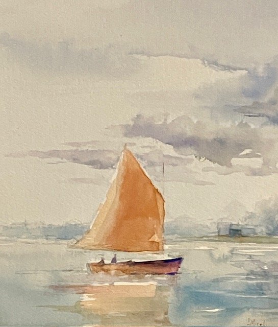 Afternoon Sail, 8 X 10"