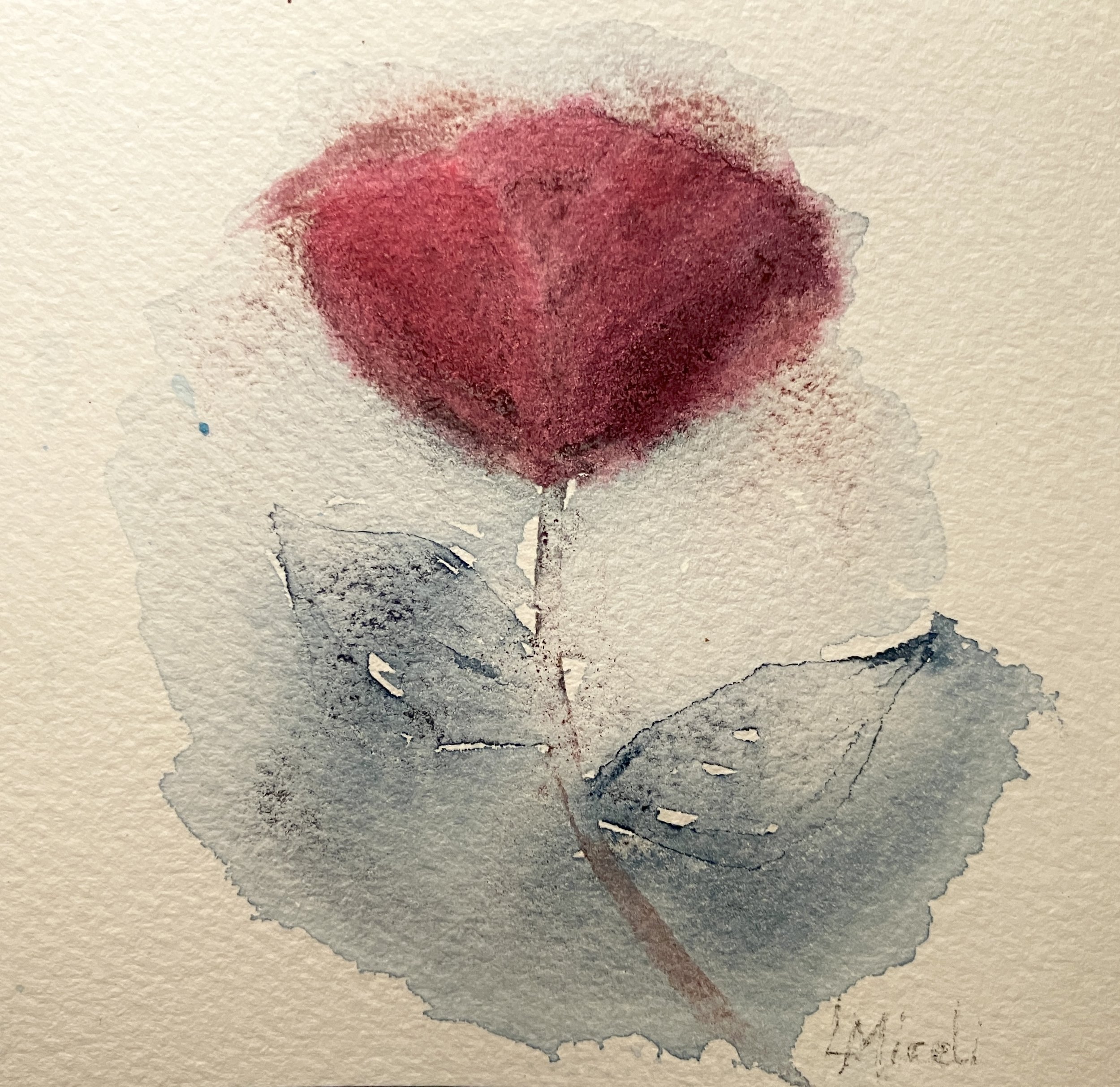 SOLD - Small things matter, watercolor