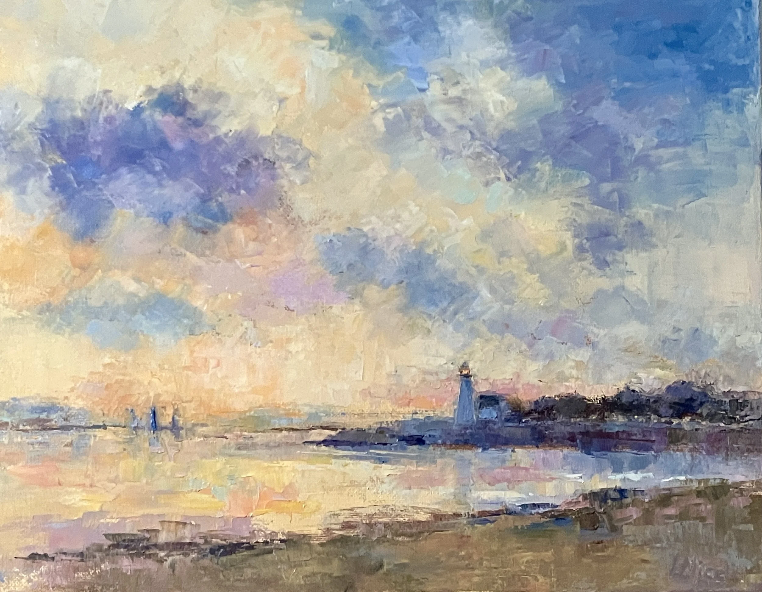 Reflections of Light, 11 X 14" oil on canvas