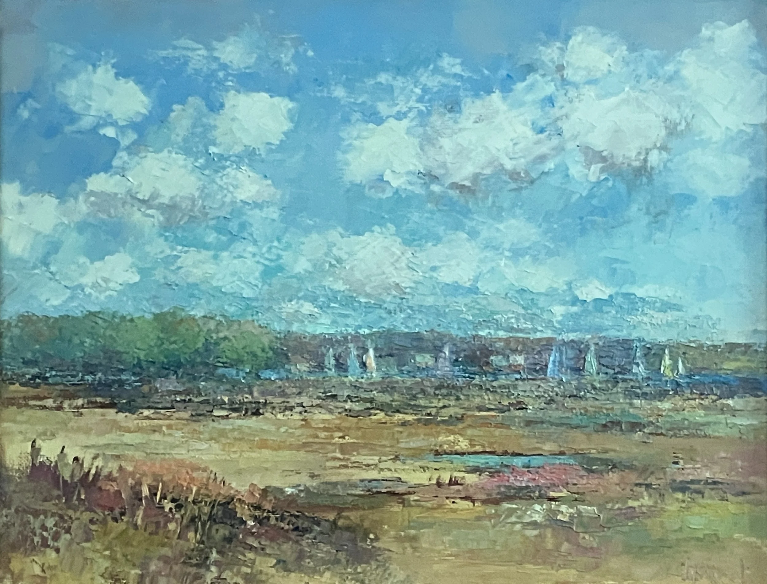 July Sail, 11 X 14" oil on canvas