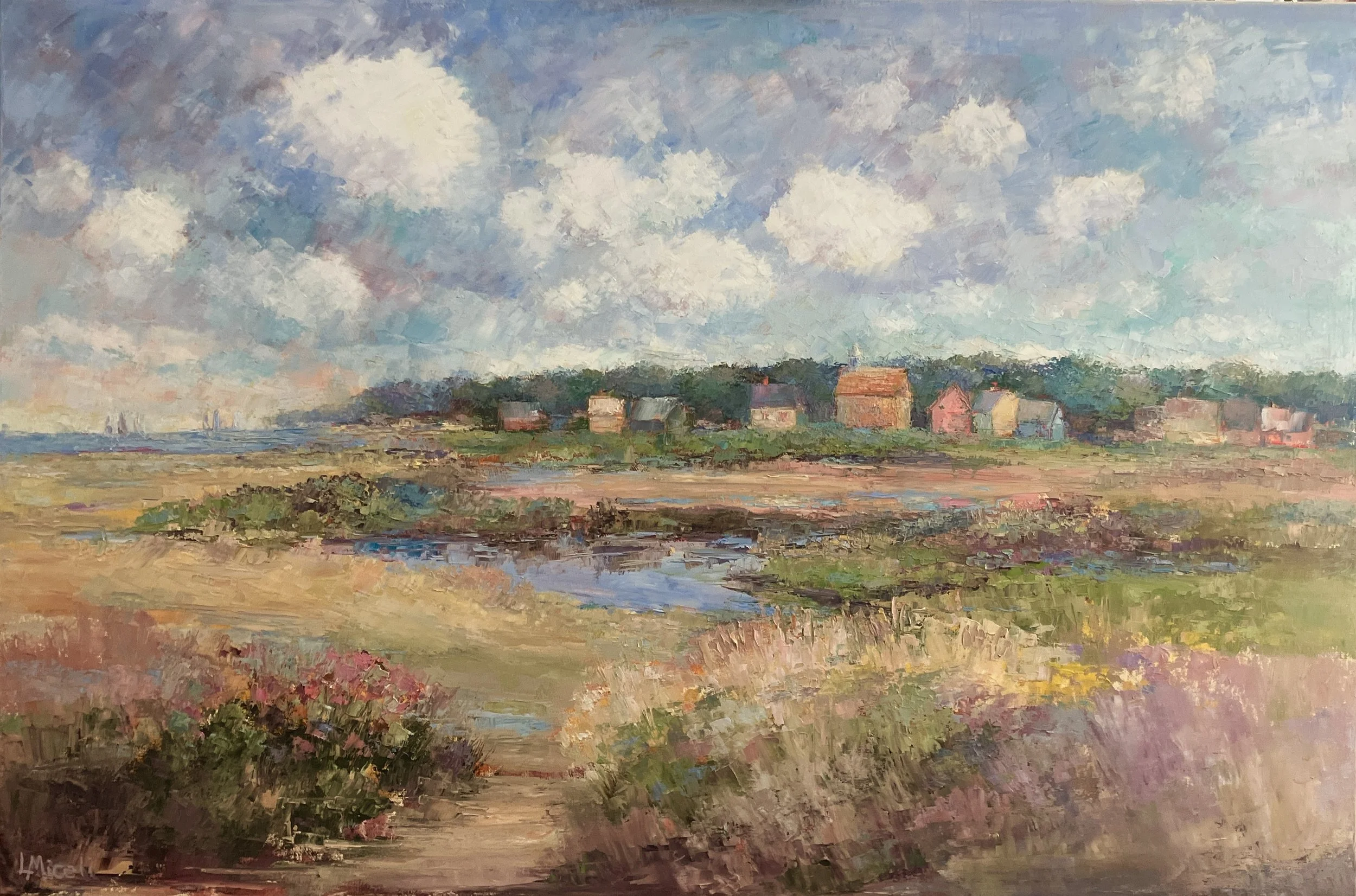 Summer Marsh, 24 X 36, oil on canvas