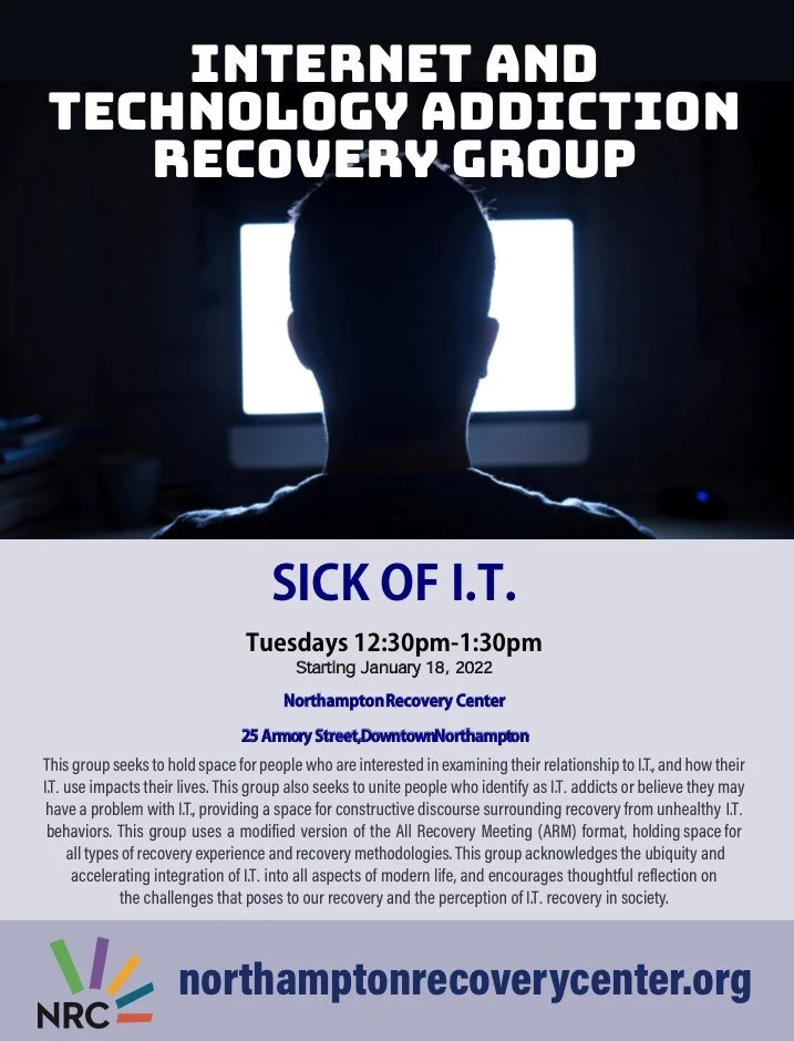 Sick of I.T. Internet &amp; Technology Addiction Recovery Group