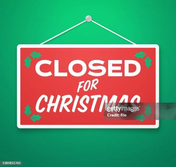 The NRC Will Be Closed For Christmas Day: Thursday, December 25th