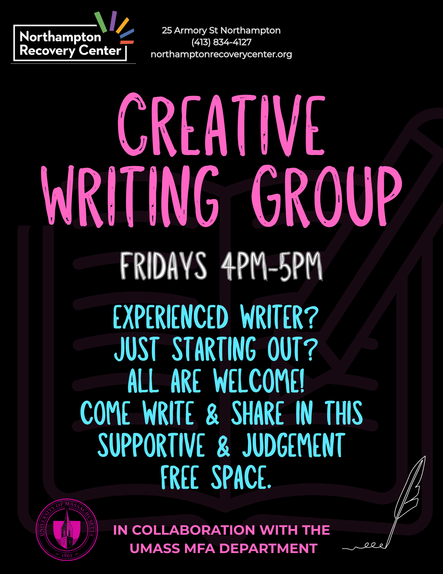 Creative Writing Group Fridays 4pm