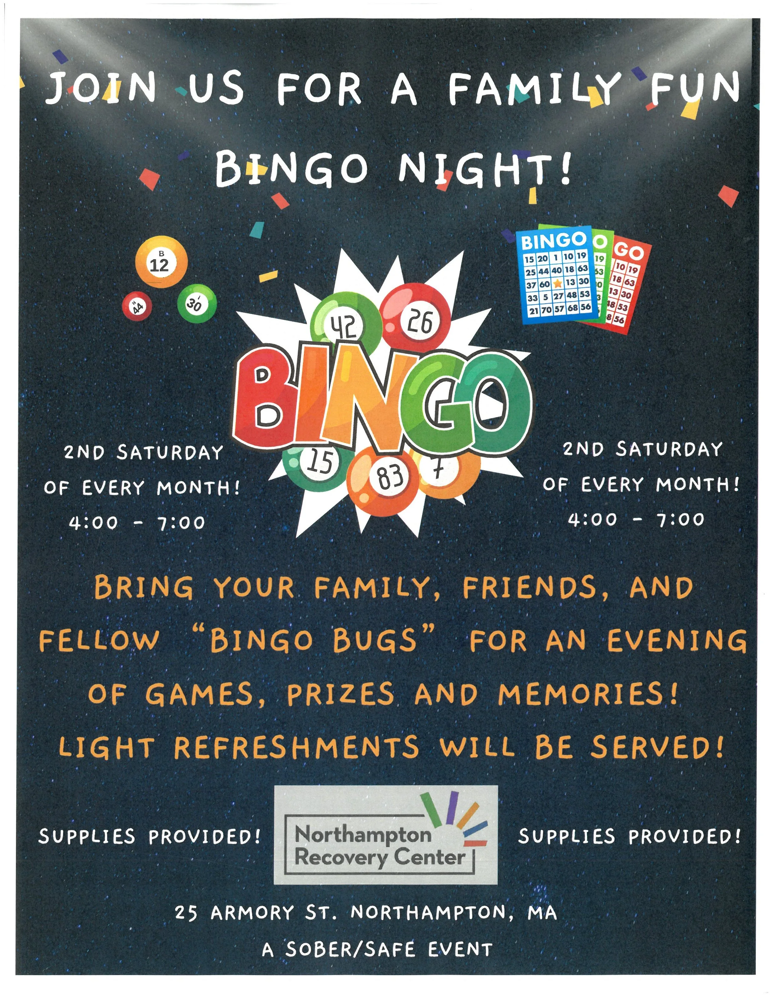 Monthly BINGO Night 